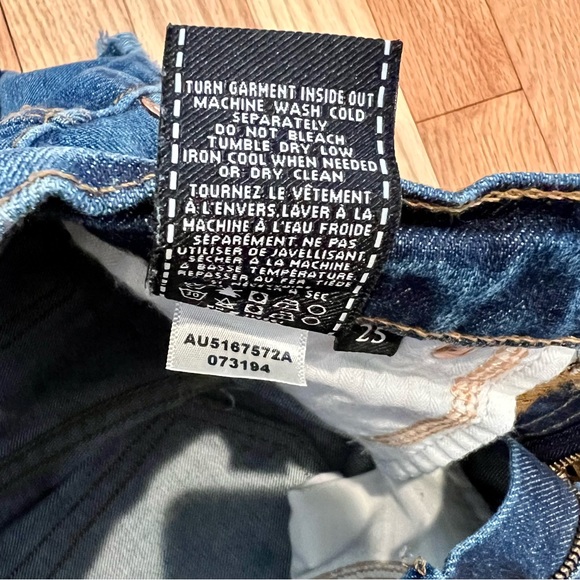 7 For All Mankind Cut Off Short With Step Hem - Picture 7 of 7